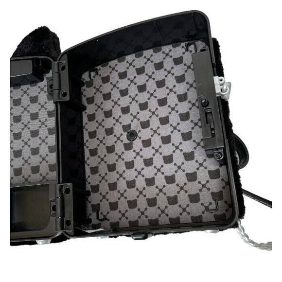 Na Na Na Surprise 3-in-1 Backpack Empty Black Kitty Cat Hardcase Anime Faux Fur - Picture 4 of 7